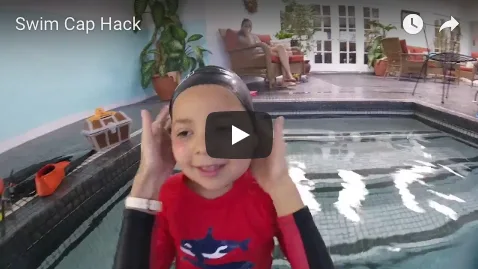2 Clever Ways to Get a Swim Cap on a Child in Under 2 Seconds